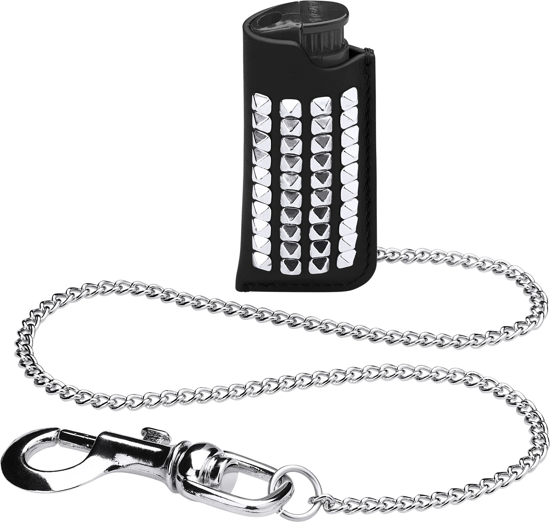 Studded Leather Lighter Holder view 2